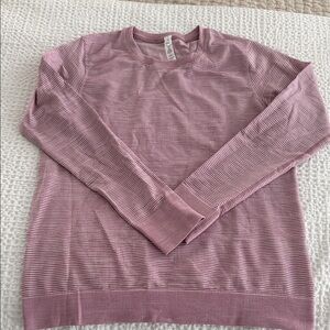 Lululemon Pink Striped Swiftly 8
